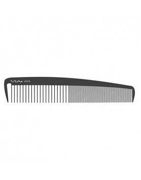 VIA Wide Classic Cutting/Styling Comb- Black