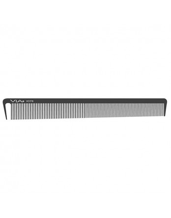 VIA Long Classic Cutting/Styling Comb- Black